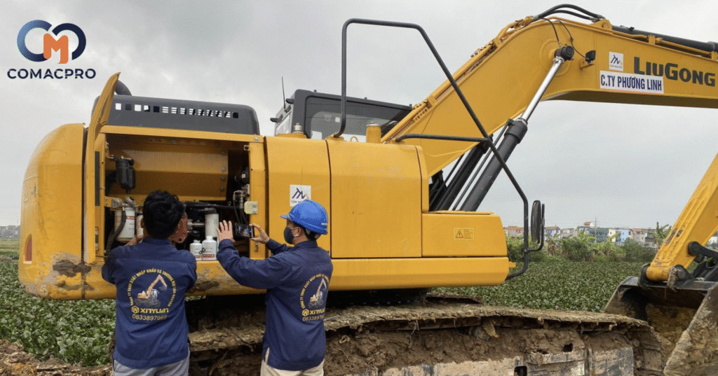 Hướng Dẫn Bảo Dưỡng Máy Xúc Đào Bánh Lốp Giúp Tăng Tuổi Thọ