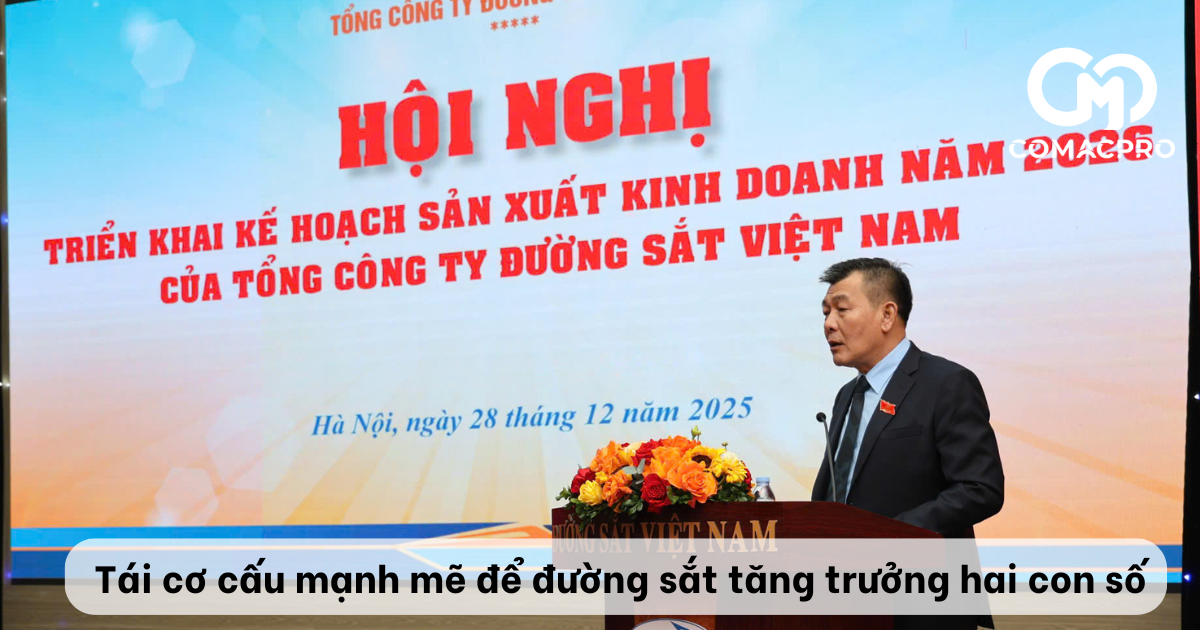 Tái cơ cấu mạnh mẽ để đường sắt tăng trưởng hai con số