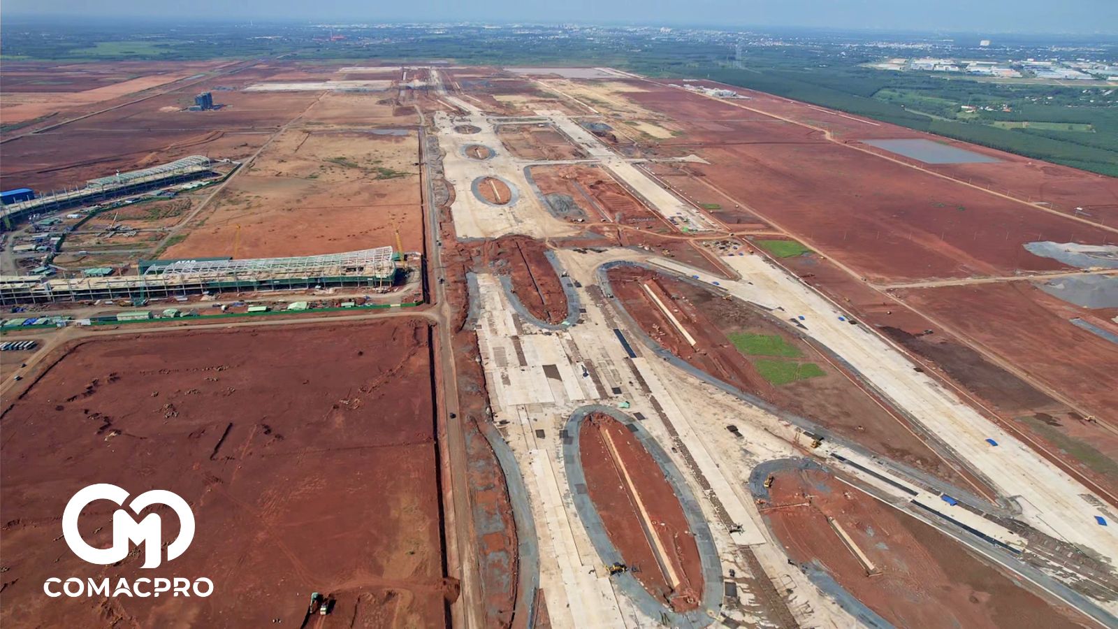 Công trường sân bay Long Thành.