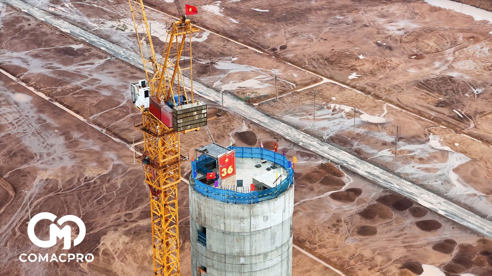 Nhiều gói thầu thuộc dự án sân bay Long Thành đang đạt và vượt kế hoạch, riêng ở dự án thành phần 2 - công trình quản lý bay, tháp không lưu vượt gần 2 tháng. Ảnh: Nguyễn Nhâm.