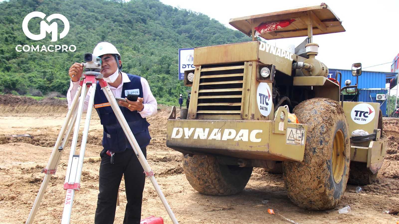 Các hạng mục thiết yếu trạm dừng nghỉ cao tốc Vĩnh Hảo - Phan Thiết đang gấp rút thi công.