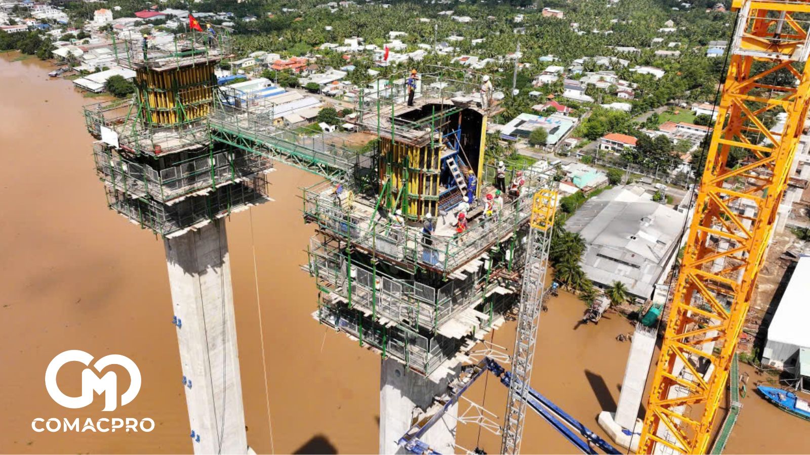 Dự án tiếp theo thi công xuyên tết Dương lịch 2025 đó là cầu Rạch Miễu 2.