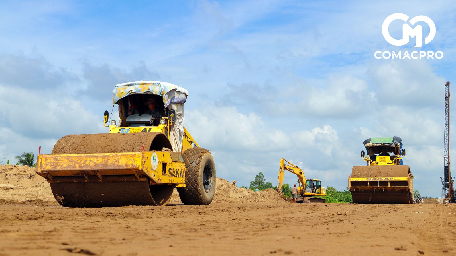 Công trường cao tốc Cần Thơ – Cà Mau không nghỉ tết Nguyên đán Ất Tỵ