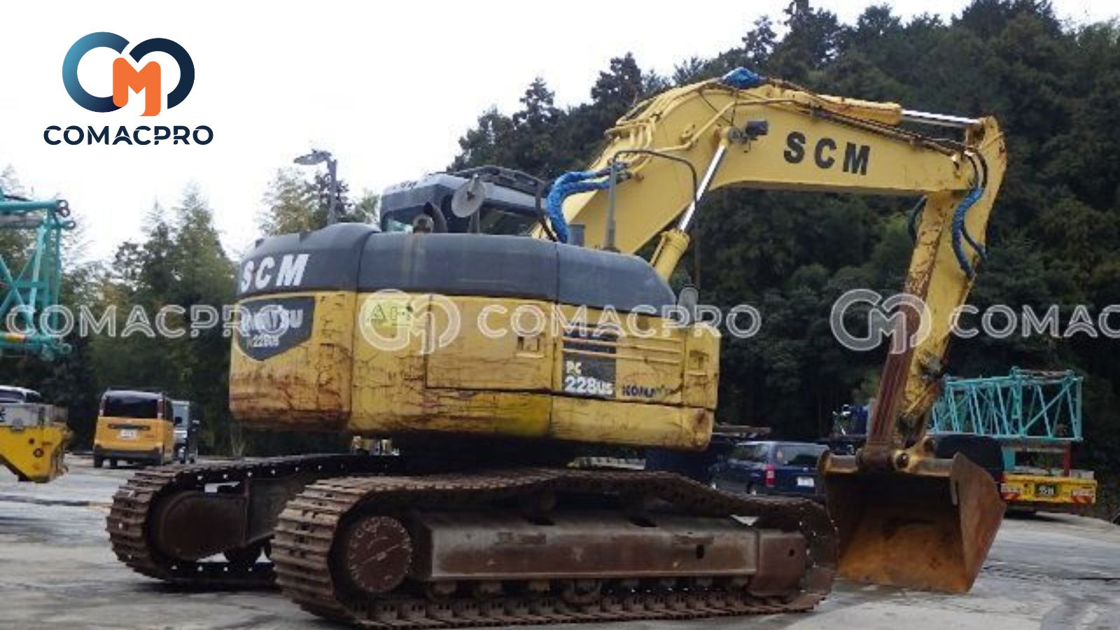 Sau đây là một số thông số kỹ thuật chính của KOMATSU PC228US-3E0: