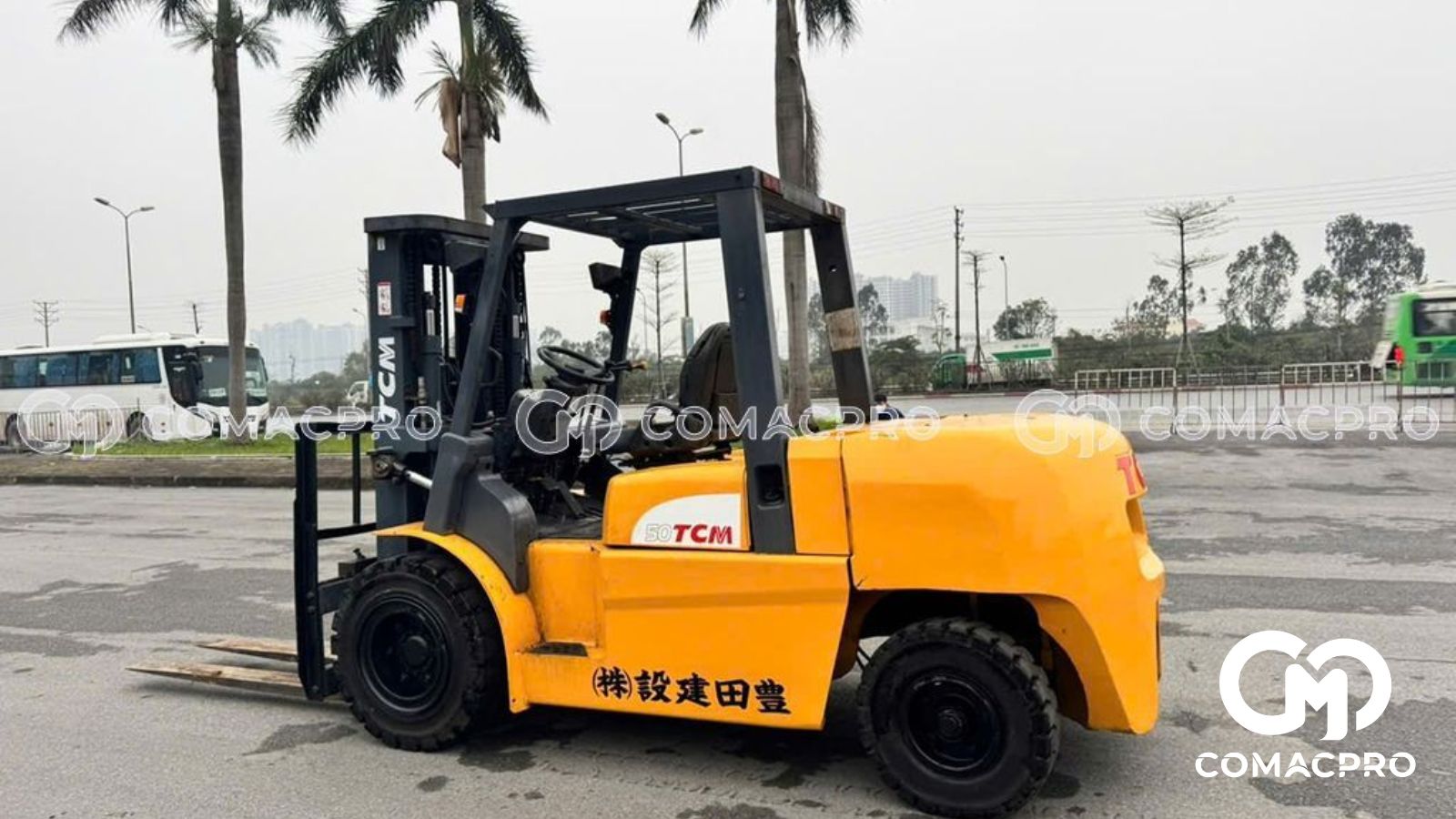 Xe nâng dầu TCM FD50 – 2008 có khả năng hoạt động ra sao?