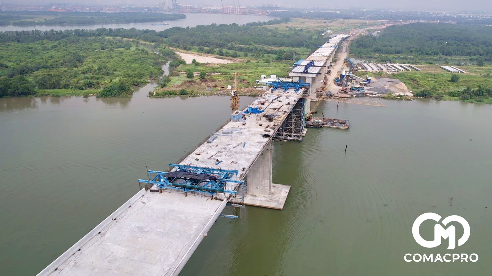 Cầu Nhơn Trạch đã nên hình hài.