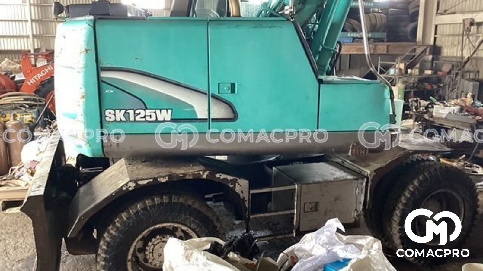 Sau đây là một số thông số kỹ thuật chính của xe xúc KOBELCO SK125W-3: