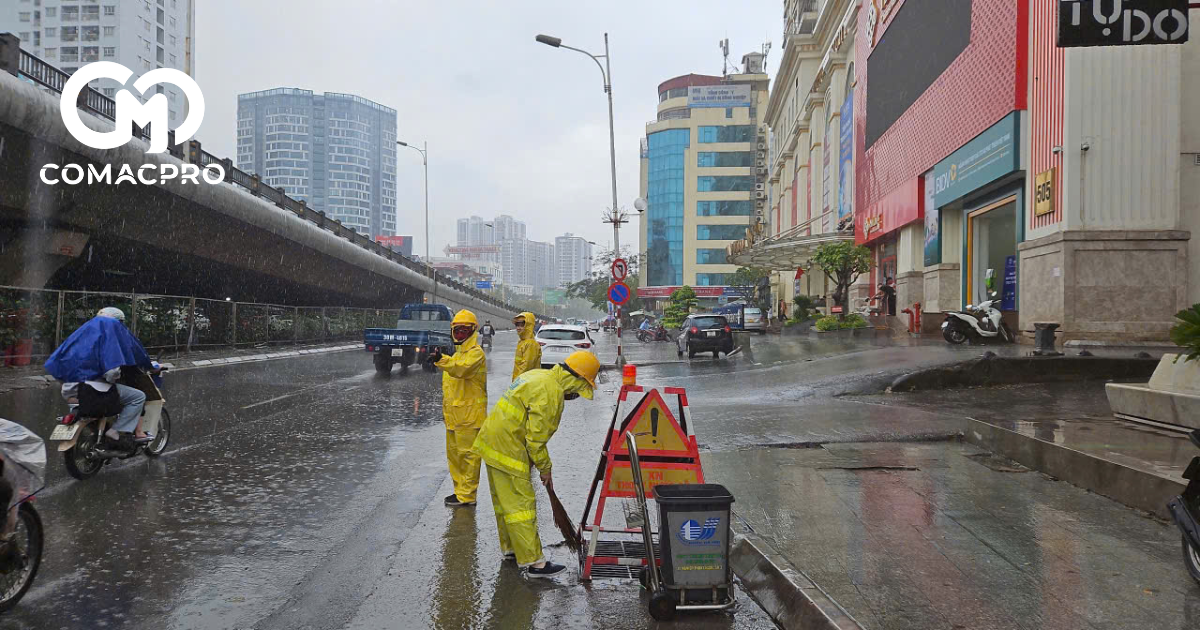 Hà Nội chủ động ứng phó bão Wipha – sẵn sàng bảo vệ hạ tầng & vật liệu xây dựng