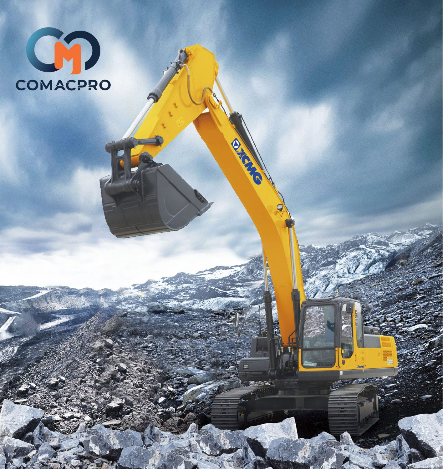 Máy xúc XCMG XE370CA  – Máy xúc hạng nặng, thích hợp dự án lớn.