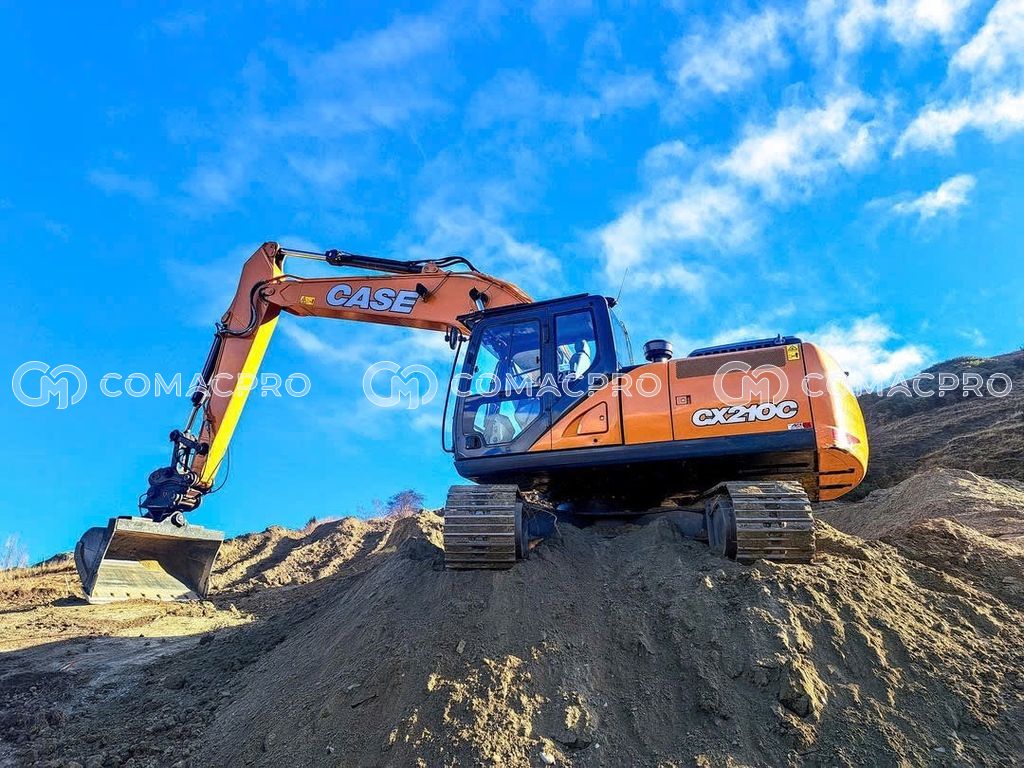 Máy xúc bánh xích CASE CX210C (2024) – Hiệu suất vượt trội, tối ưu chi phí