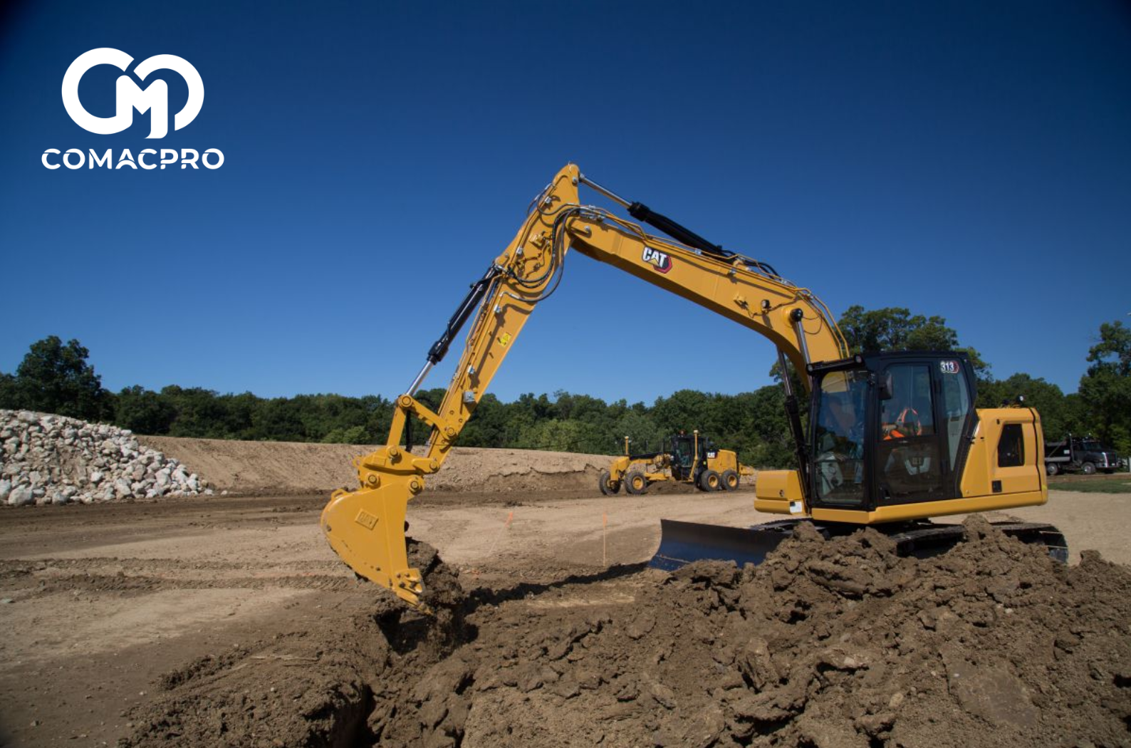 Máy xúc bánh xích Caterpillar 313FL GC – Mini Excavator Lý Tưởng Cho Dự Án Dân Dụng