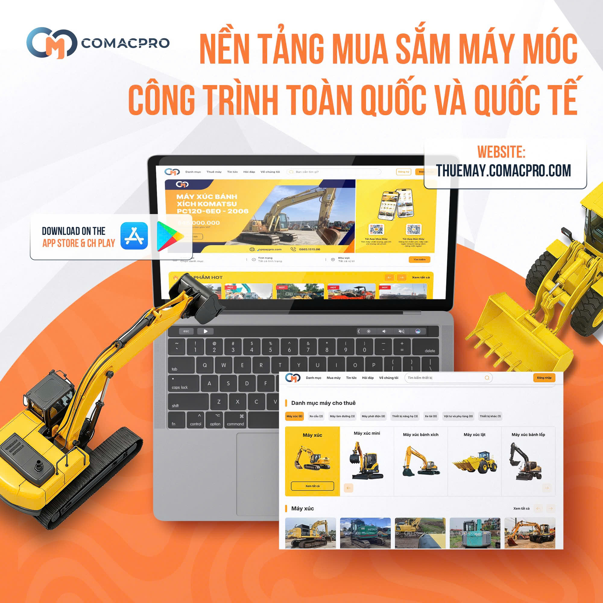 COMACPRO – SÀN MÁY CÔNG TRÌNH VIỆT NAM