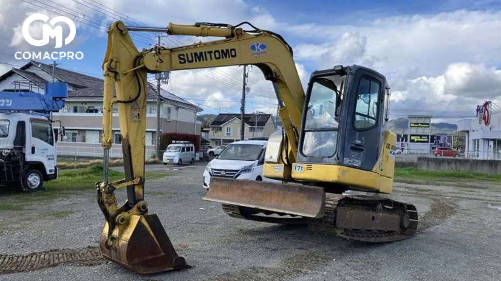 Máy xúc mini Sumitomo SH75 –  đa năng, bền bỉ và tiết kiệm nhiên liệu.