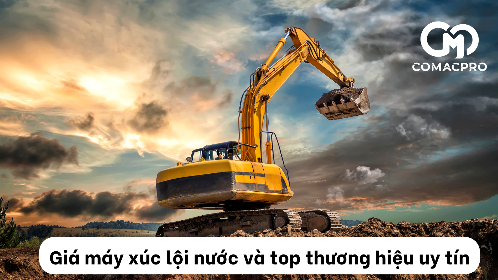 Giá máy xúc lội nước và top thương hiệu uy tín