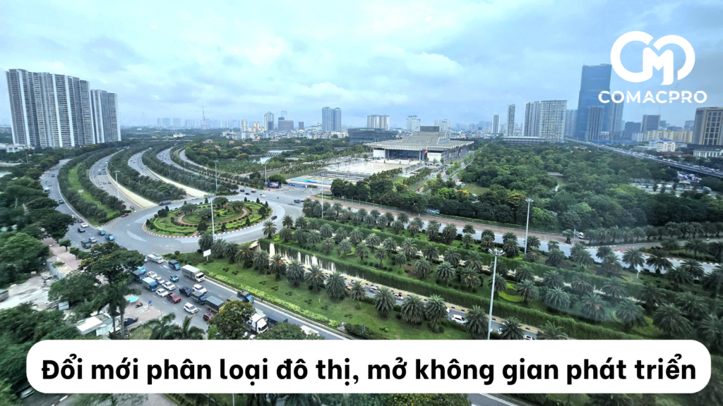 Đổi mới phân loại đô thị, mở không gian phát triển bền vững