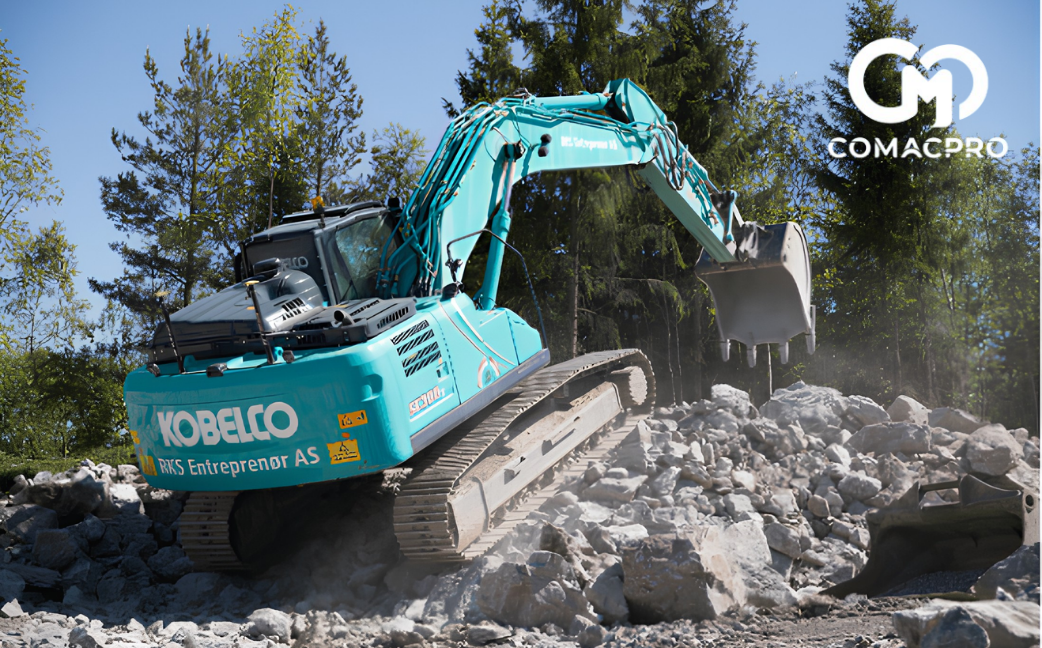 Máy xúc cũ Kobelco