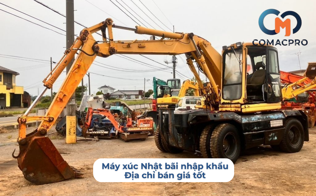 Máy xúc nhập Nhật